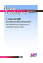 Queer Lectures Heft 11: Ist Liebe ein Menschenrecht?