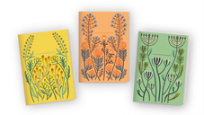 Merkhefte Set Alma's Garden - gelb-orange-gruen (PA-RF1300)