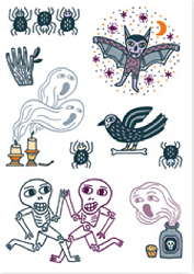 Tattoos - Spooky (10er Set) - TA-RF0401