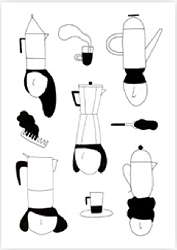 Tattoos - Cafetera (10er Set) - TA-CJ0001