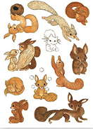 Postkarte PK-MOS0103 (10er Set) - moki Set 3