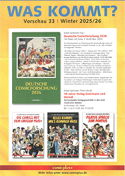 comicplus Vorschau 33 - Winter 2025 / 26 - (Was kommt)