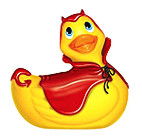 Duckie Red Devil / Ente Red Devil (vibrierend)